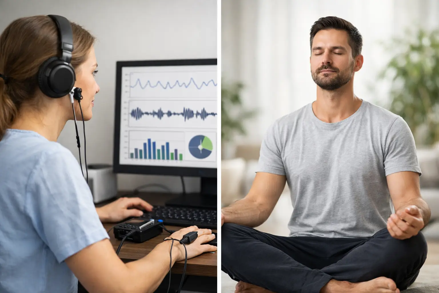 Biofeedback vs. Atemtraining zur Stressregulation
