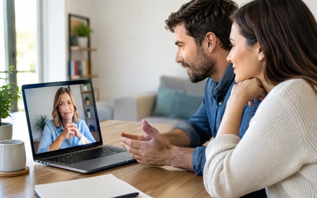 Ein Beispiel für Paargespräche bei Distanz