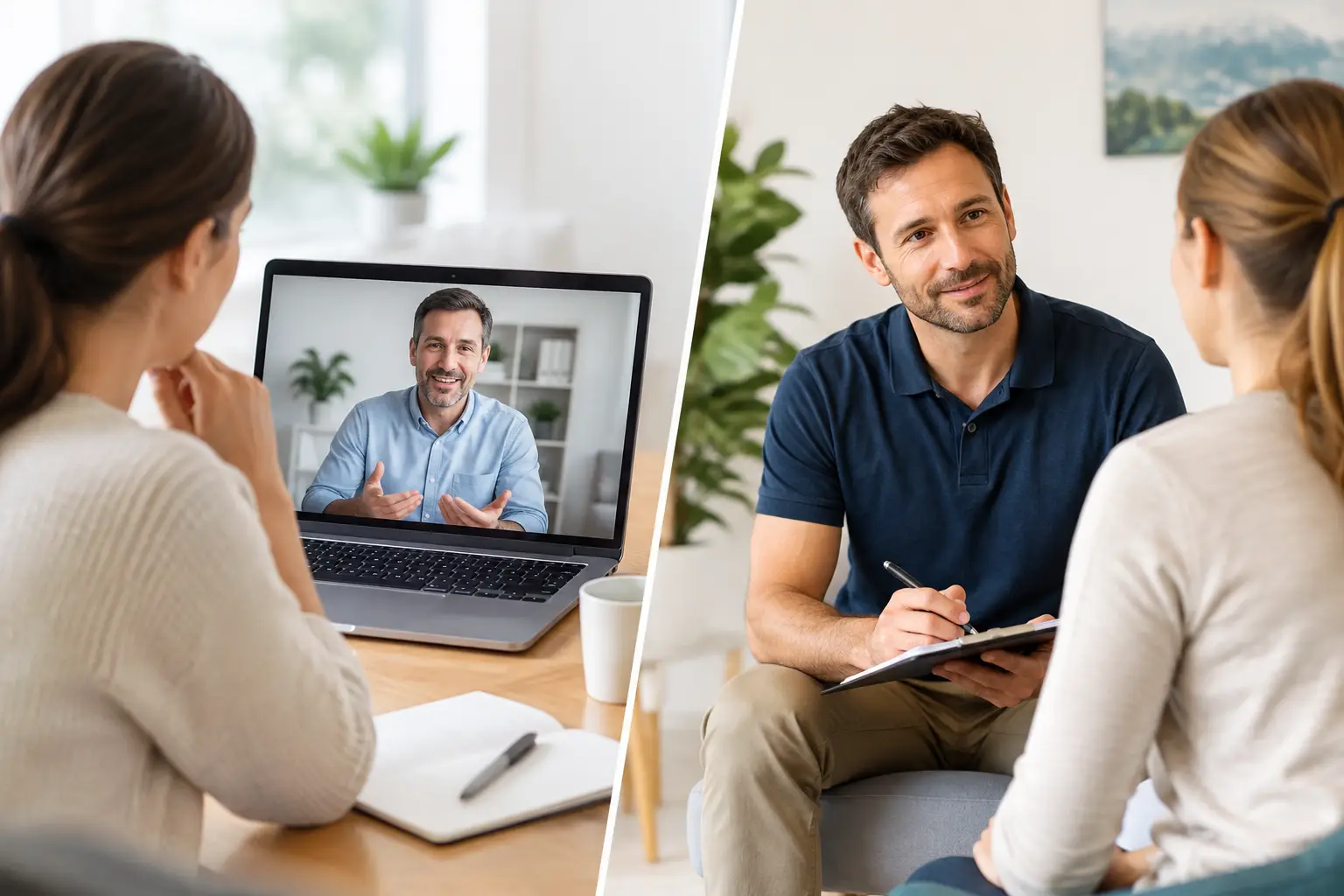 Onlineberatung oder Praxisgespräch – was passt besser? Onlineberatung oder Praxisgespräch - was passt besser?